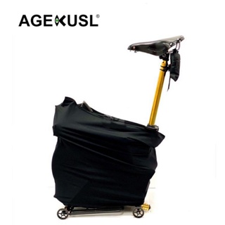 Agekusl ผ้าคลุมรถจักรยาน ป้องกันฝุ่น สําหรับ Brompton 3sixty Pikes Royale