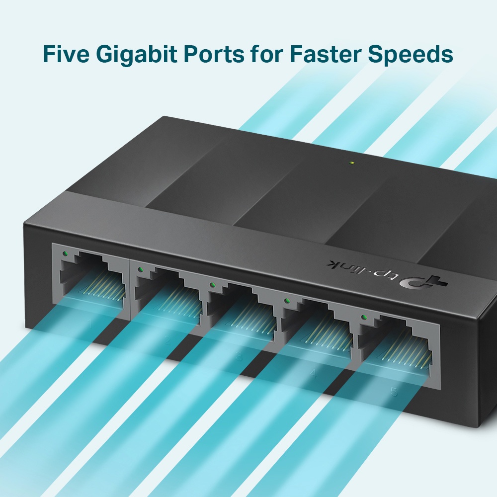 ตัวเพิ่มพอร์ตแลน-ตัวขยายพอร์ต-lan-gigabit-switching-hub-tp-link-ls1005g-5-port-4