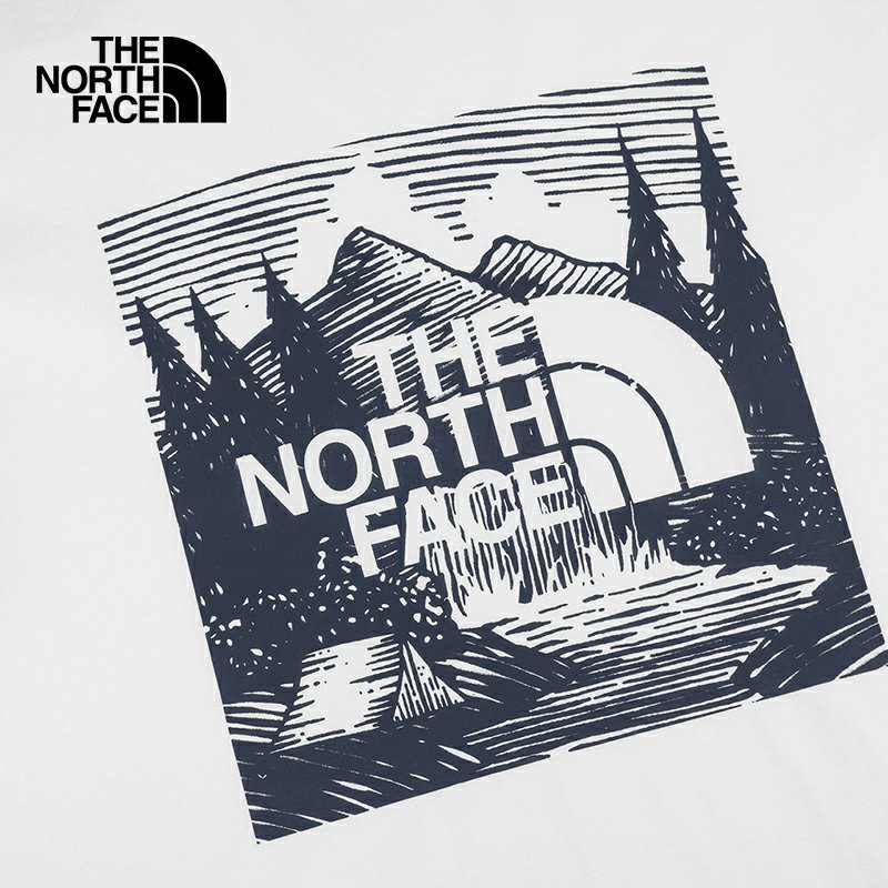 classic-เสื้อยืดแขนสั้น-พิมพ์ลาย-the-north-face-สวมใส่สบาย-สําหรับคู่รัก-กลางแจ้ง-7wap