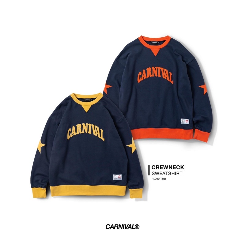 ของแท้-เสื้อแขนยาว-crewneck-carnival-fall-winter-2022-creation-from-chaos-collection-drop-4-ของใหม่-มือ1-พร้อม