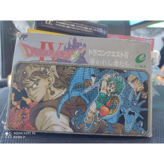 ตลับแท้ Dragon Quest 4 งานกล่อง Famicom RPG สุดฮิตของยุค ของครบ ตลับสวย นักสะสมไม่ควรพลาด ของดี