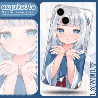 Shark girl เคสไอโฟน iPhone 8 Plus case X Xr Xs Max Se 2020 cover เคส iPhone 13 12 pro max 7 Plus 11 14 pro max