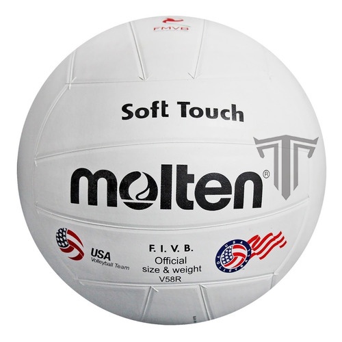 ภาพหน้าปกสินค้าลูกวอลเลย์บอล Molten V58R สีขาว Molten Volleyball by THATA SPORT วอลเลย์บอล