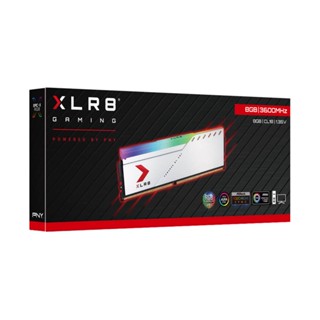 แรม PNY XLR8 RGB DDR4 Silver 8 GB Bus 3600MHz (8GBx1)