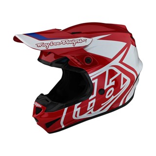 หมวกกันน็อคเด็ก Troy Lee Youth GP Overload Helmet - Red White