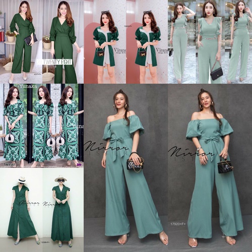 ส่งไว-1-2วันถึง-ชุดสีเขียว-800แบบ-เดรสลูกไม้-จั้มเขียว-เซ็ทเขียว-ใส่ทำบุญ-ใส่เที่ยว-ใส่ออกงาน-งานแต่ง-งานบวช