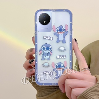 เคสโทรศัพท์ วีโว่ VIVO Y02 Y02S Y16 Y22S Y22 Y30 Y35 Y55+ Y55 Y75 Y77 V25e V25 Pro X80 Pro 4G 5G Smartphone Casing Fashion Lovely Cute Blue Cartoon Doll Phone Case Softcase Shockproof Back Cover เคส VIVOV25 V25Pro