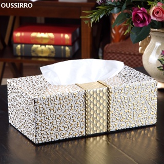 NEW PU Leather Car Home Rectangle Shaped Tissue Box  Fashion Elegant Household living Room Desktop Towel Napkin Tissue H