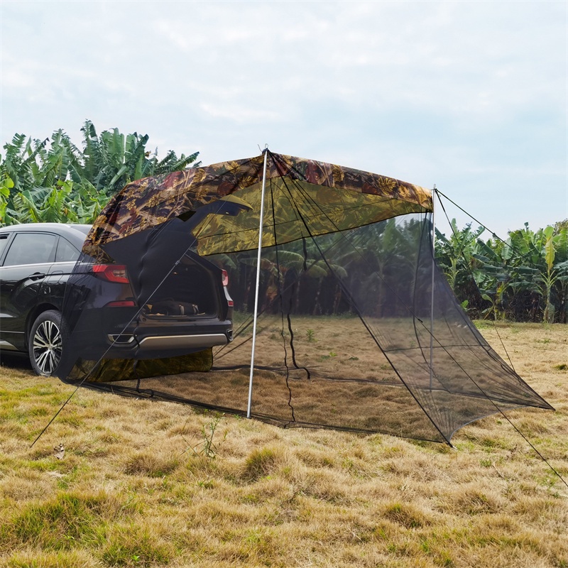 Self-driving Tour Car Rear Tent Extension Sunshade Tent Vehicle Trunk ...