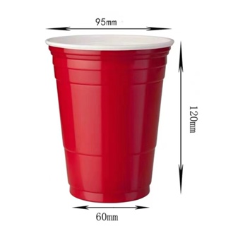 ภาพขนาดย่อของภาพหน้าปกสินค้า( 20/50ใบ ) แก้วแดง แพค แก้วแดง แดง ปาร์ตี้ แดง red cup party 16oz แก้วเบียร์ แก้วเหล้า แก้วปาร์ตี้ อเมริกันสไตล์ จากร้าน tongsensen บน Shopee ภาพที่ 2