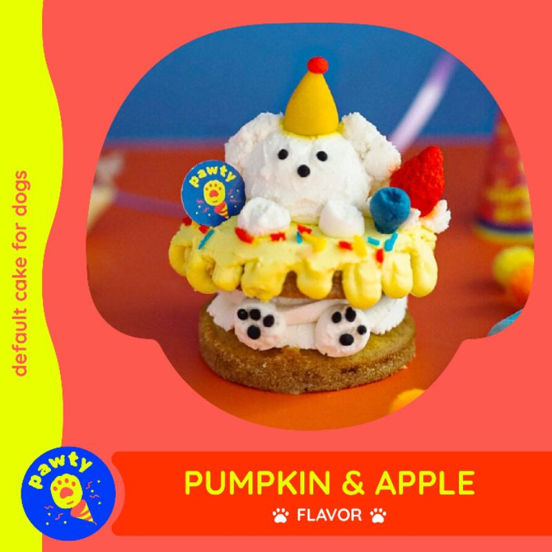 Default cake for dog PUMPKIN AND APPLE FLAVOR Shopee Thailand