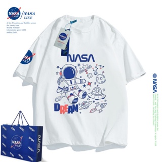 NASA joint big boy boy เสื้อยืดแขนสั้นผ้าฝ้ายฤดูร้อนนักบินอวกาศ fried street 2022 topวินเทจเสื้อเชิ้ตแขนสั้นเสื้อยื_59