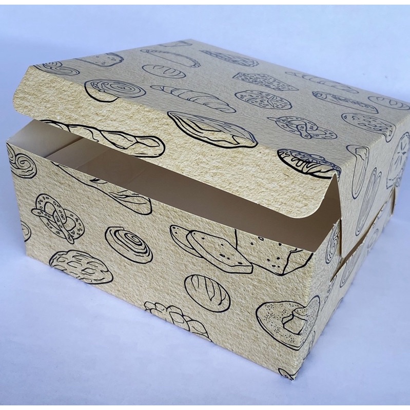 กล่อง Snack Box สำหรับใส่ขนมเบรก ลายเรียบหรู | Shopee Thailand