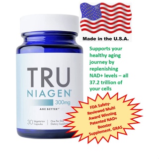 TRU NIAGEN 300 mg 30 Capsules - Cellular Energy &amp; Repair, Healthy Aging อาหารเสริมชะลอวัย #NAD #Nicotinamide Riboside Ch