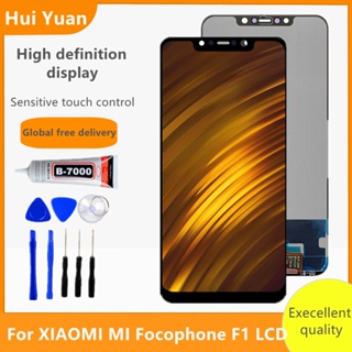 หน้าจอสัมผัสดิจิทัล LCD สําหรับ Xiaomi Pocophone F1 F1 pocophonef1