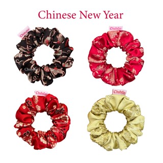 Chinese New Year Scrunchies ยางรัดผม ตรุษจีน ยางมัดผมแฟชั่น