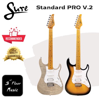 Sure Standard PRO (2rd Gen) Electric Guitar กีต้าร์ไฟฟ้า ทรง Standard Pickup HH 22 เฟรต แถมฟรี ปิ๊ก กีตาร์ กระเป๋า