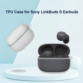 TPU Case For Sony Earbuds LinkBud S WF-LS900N Earbuds Transparent Protective Cover Shockproof Dustproof Protector With Carabiner