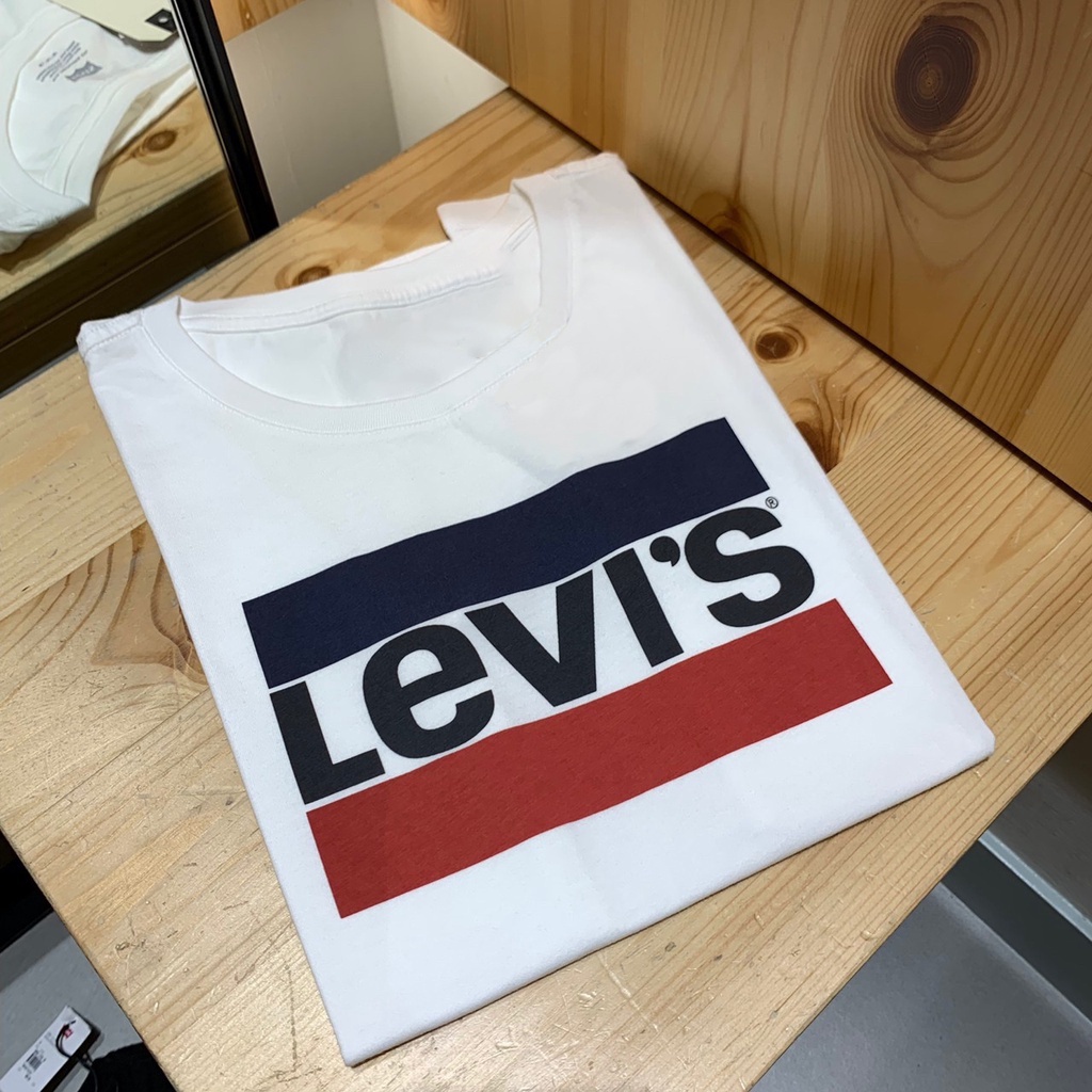 เสื้อยืดสีขาวlevis-เสื้อยืดคอกลมสตรีลีวายส์-1000-สบายๆ-ll-56