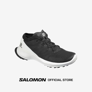 สินค้า SALOMON SENSE FLOW W SHOES สี BLACK-WHITE-BLACK รองเท้าวิ่งเทรล รองเท้าผู้หญิง รองเท้าผ้าใบ Trail Running วิ่งเทรล