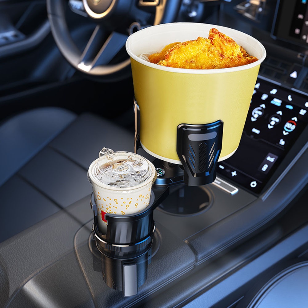 car-cup-holder-ใช้ในรถยนต์-วางแก้วได้ทุกขนาด-หมุนได้รอบทิศทาง-ที่วางแก้วในรถยนต์-ปรับขนาดได้