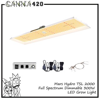 [ส่งฟรี!!!!] ไฟปลูกต้นไม้ Mars hydro TSW 2000 / TSL 2000 ขนาด 300W Full Spectrum with IR LED Marshydro Grow Light indoor