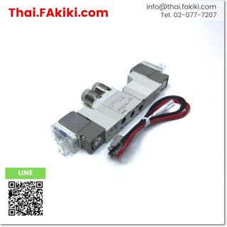 พร้อมส่ง,(C)Used, SY3420-5LZ-C6 5 port solenoid valve ,โซลินอยด์วาล์ว 5 พอร์ต สเปค DC24V φ6 ,SMC (66-005-118)