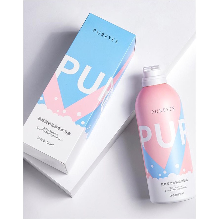 Pureyes Cream Mousse Bathing มูสโฟม อาบน้ำเกาหลี กลิ่นหอมติดทนนาน พร้อม ...