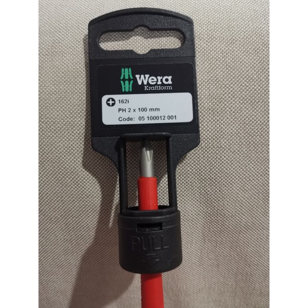 ไขควง-vde-wera-kraftform-162i-ph-2x-100-mm-code-nr-05100012001