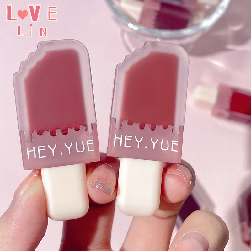 lovelin-heyyue-ลิปสติก-เนื้อแมตต์กํามะหยี่-ขนาดเล็ก-สีขาว