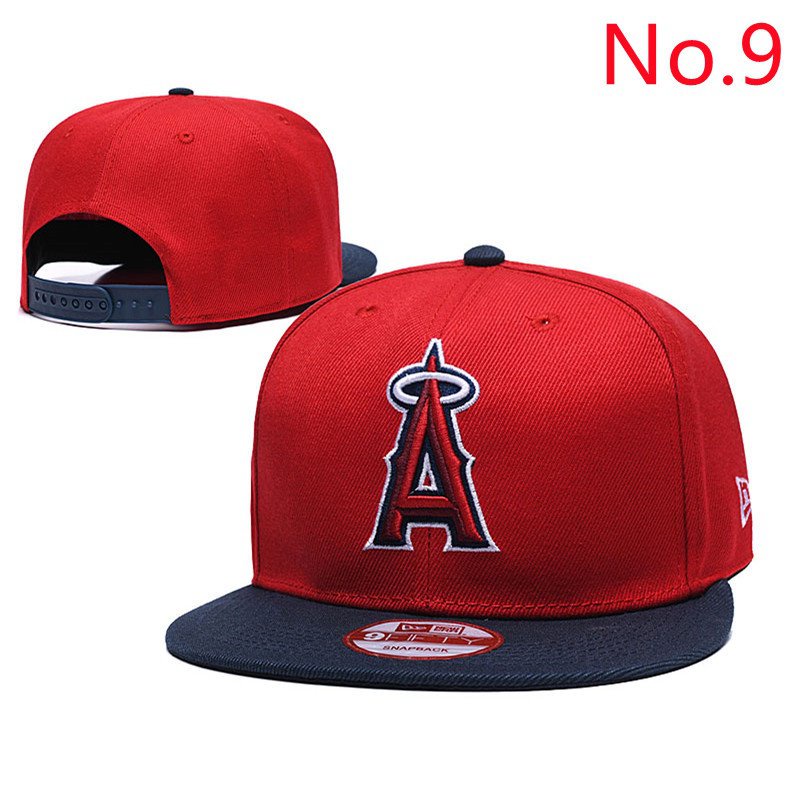 หมวกเบสบอล-mlb-los-angels-angels-ปีกแบน-หมวกฮิปฮอป-หมวกกันแดด-ปรับได้-สไตล์เกาหลี-10-สไตล์-sfjb