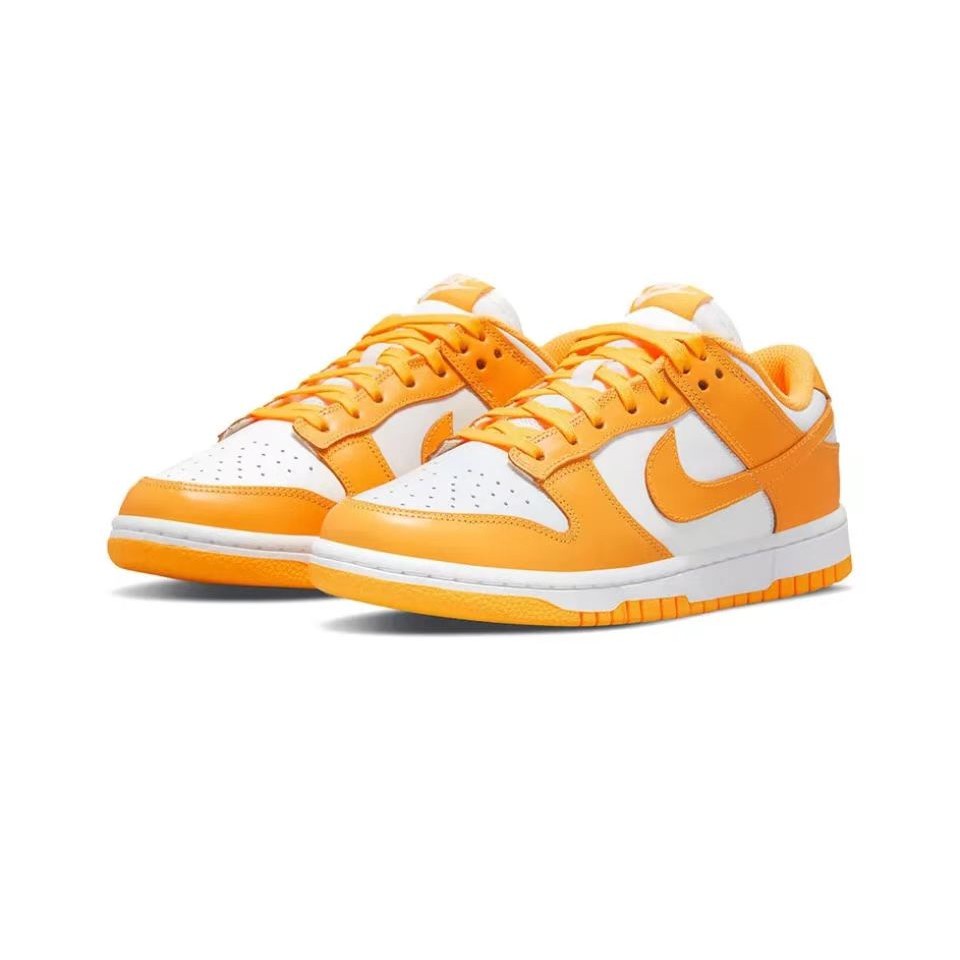 รองเท้าผ้าใบ-nike-dunk-low-laser-orange-ของแท้-100