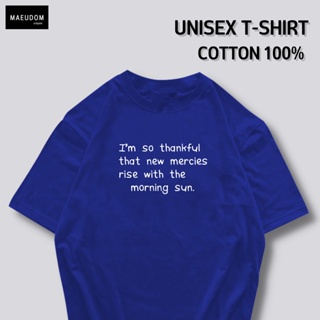 [ปรับแต่งได้]เสื้อยืด Im thankful  ราคาถูก กำลังฮิต ผ้า Cotton 100% ซื้อ 5 ฟรี 1 ถุงผ้าสุดน่ารัก_36