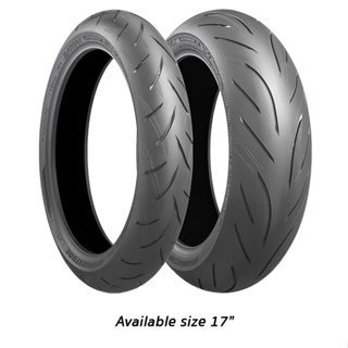 ยางนอกจุ๊บเลสBATTLAX S21 ยาง 2 เส้น120/70 ZR17 + 180/55 ZR17 สำหรับ CBR650R,F  NINJA650 ZX6,10R Z900,800,650 MT09 R1,R6