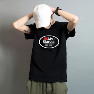 Mowei7 219 Bk Abu Garcia เสื้อยืดแขนสั้นลําลอง ผ้าฝ้าย 100% พิมพ์ลาย Swag Mma Prank พลัสไซซ์ สําหรับผู้ชาย