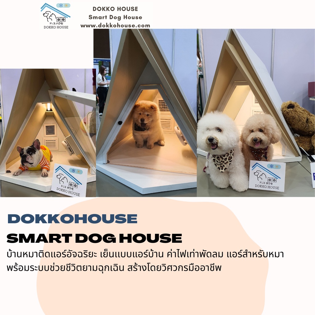 บ้านหมาติดแอร์อัจฉริยะ-dokko-house-เย็นเเบบแอร์บ้าน-ค่าไฟเท่าพัดลม-ไฟดับแอร์ติด