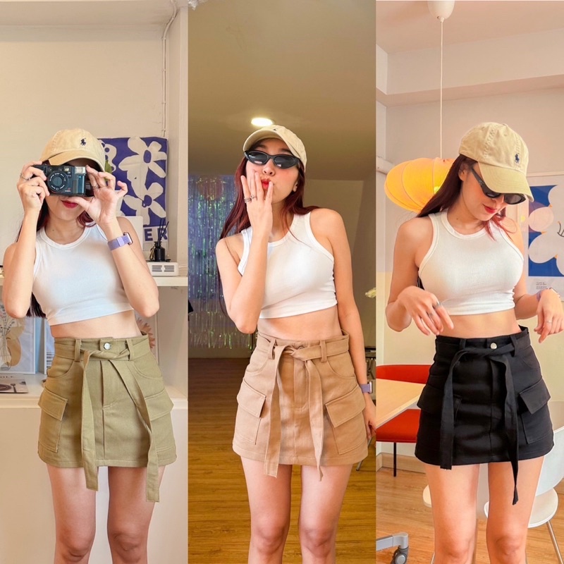 The On The Go Skirt - 2 Colors/AS