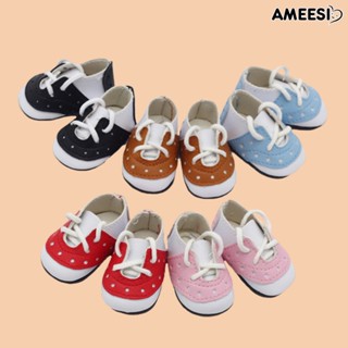 Ameesi รองเท้า อุปกรณ์เสริม สําหรับบ้านตุ๊กตา 14 นิ้ว 1 คู่