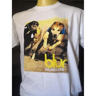 เสื้อยืดเสื้อวงนำเข้า Blur Parklife Suede Radiohead Sonic Youth Oasis Alternative Rock Britpop Grunge Retro Style V_24