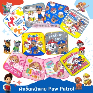 ภาพหน้าปกสินค้า(พร้อมส่ง) ผ้าเช็ดหน้าเด็ก ลาย​ Paw​ Patrol​ ผ้าเช็ดหน้า​ 16x16​ cm พร้อมส่งในไทย​ ผ้าขนหนู​ เด็กอนุบาล เด็ก ซึ่งคุณอาจชอบสินค้านี้