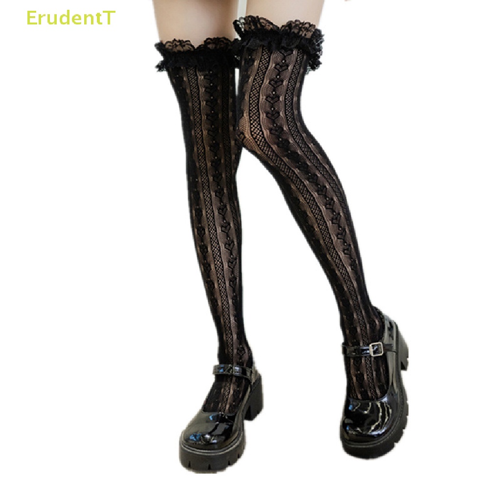 erudentt-ถุงเท้าลูกไม้-โลลิต้า-สูงถึงต้นขา-เข่า-สไตล์ญี่ปุ่น-บางเฉียบ-เซ็กซี่-สําหรับผู้หญิง-ใหม่
