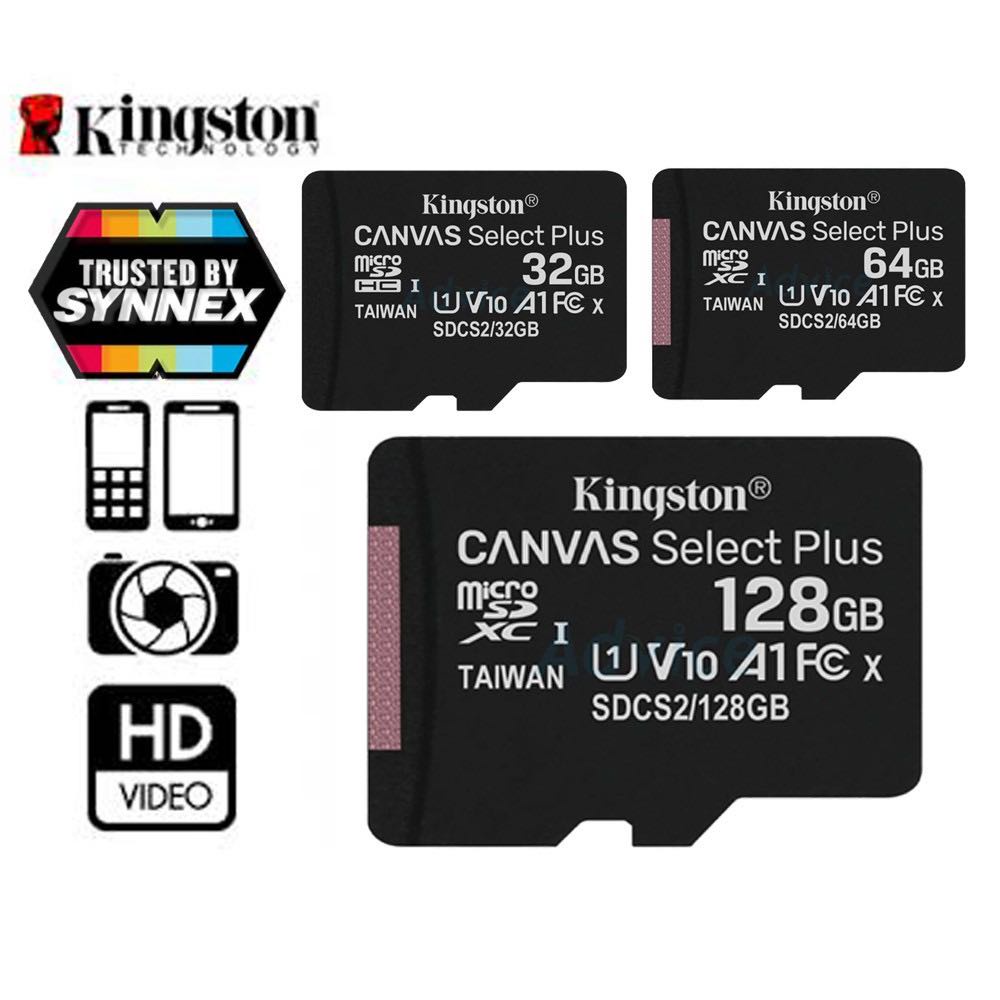 (ของแท้)เมมโมรี่การ์ด MicroSD Kingston,SanDisk ( 32Gb 64Gb 128Gb 256Gb ...