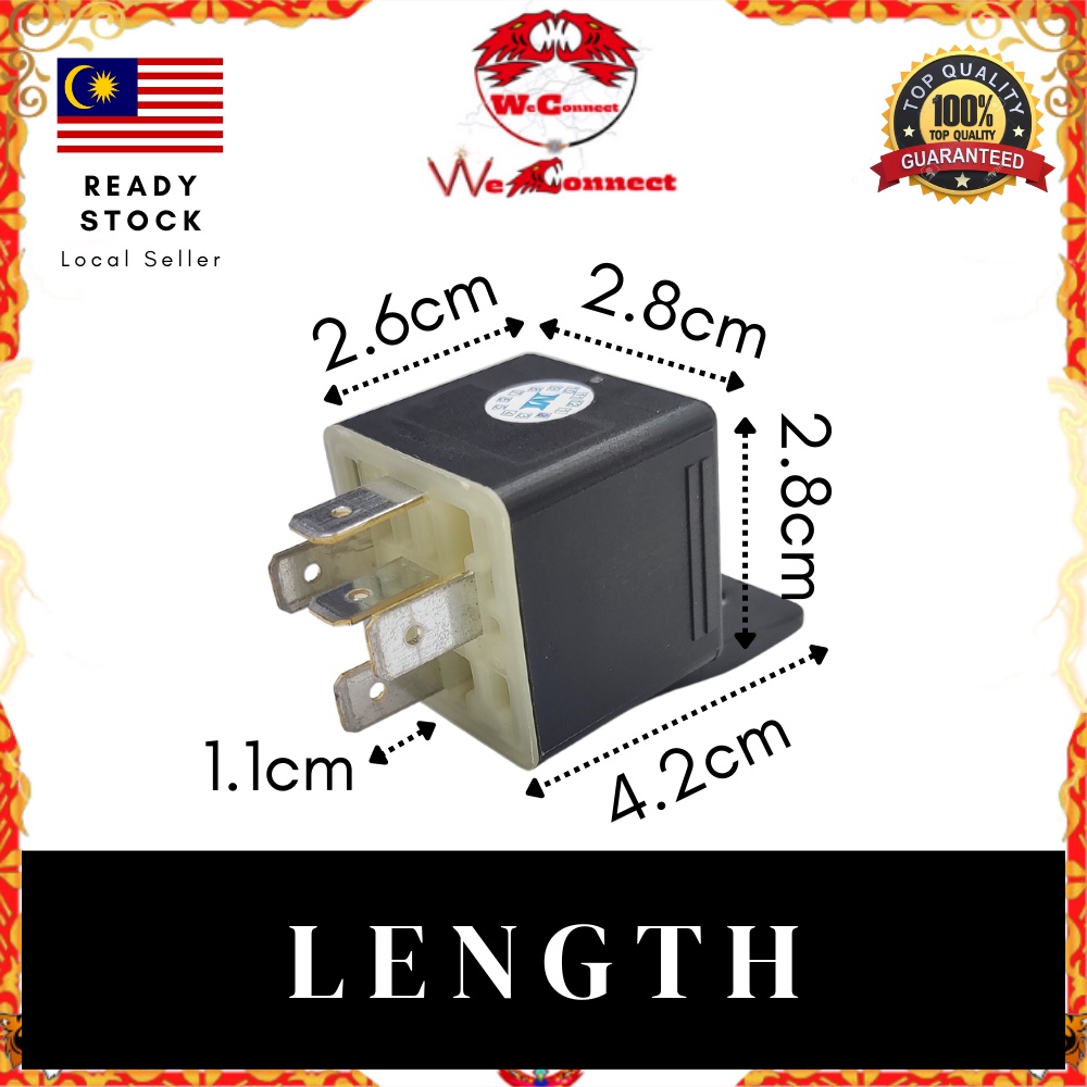 WeConnect Bosch 12V 24V Universal 5 Pin Relay 30A รถบรรทุก Lorry Made ...