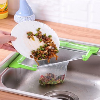 Kitchen Triangular Sink Strainer Vegetable Fruit Drainer Basket Storage Sink Filter Shelf Kitchen Tools with 200 Filter