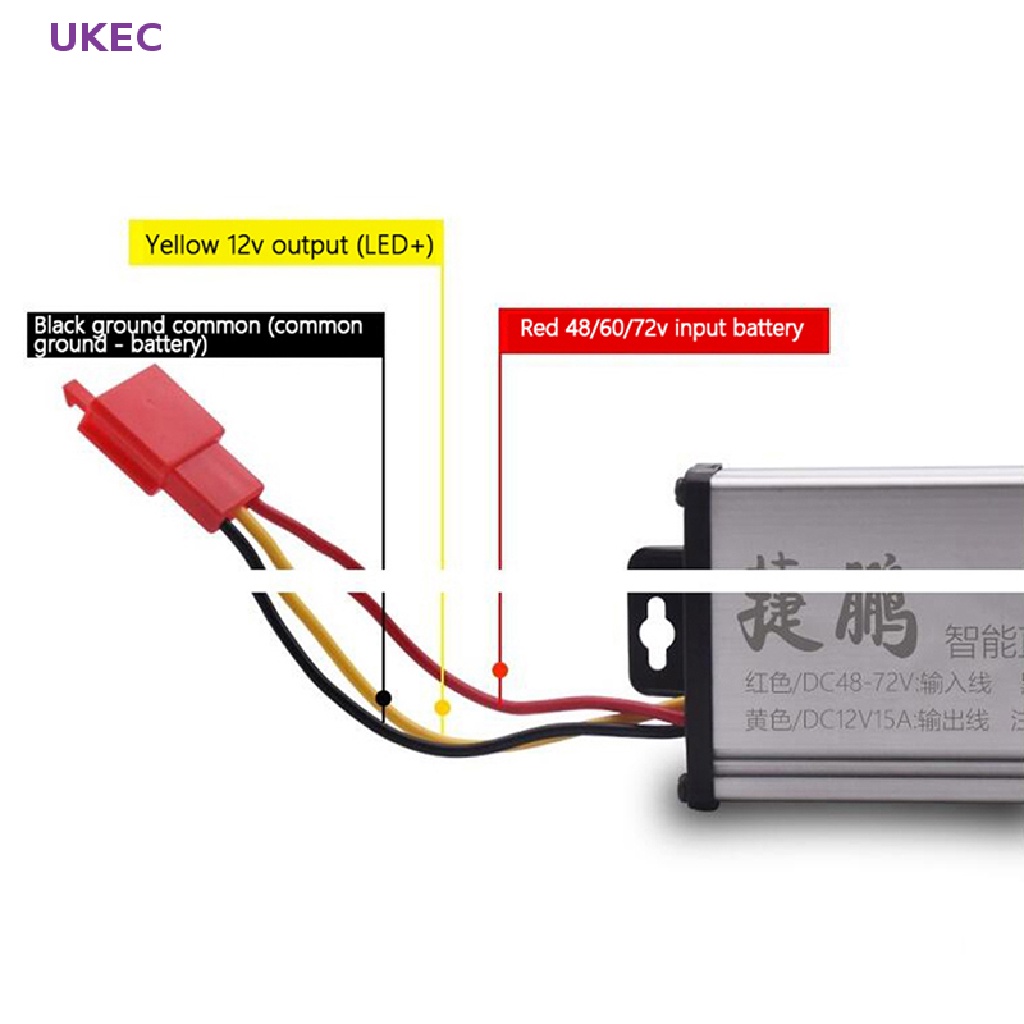 ukec-dc-36v-48v-60v-72v-to-12v-10-15-20a-180w-dc-หม้อแปลงไฟฟ้า-ใหม่