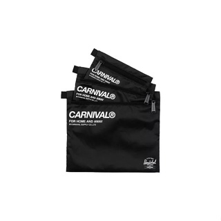 CARNIVAL X HERSCHEL 11192-00001 TRAVEL POUCH BLACK