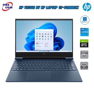 HP Notebook -โน๊ตบุ๊ค Victus by HP Laptop 15-fa0088TX (787S2PA) (Performance Blue) ลงโปรแกรมพร้อมใช้งาน [ออกใบกำกับภาษีไ