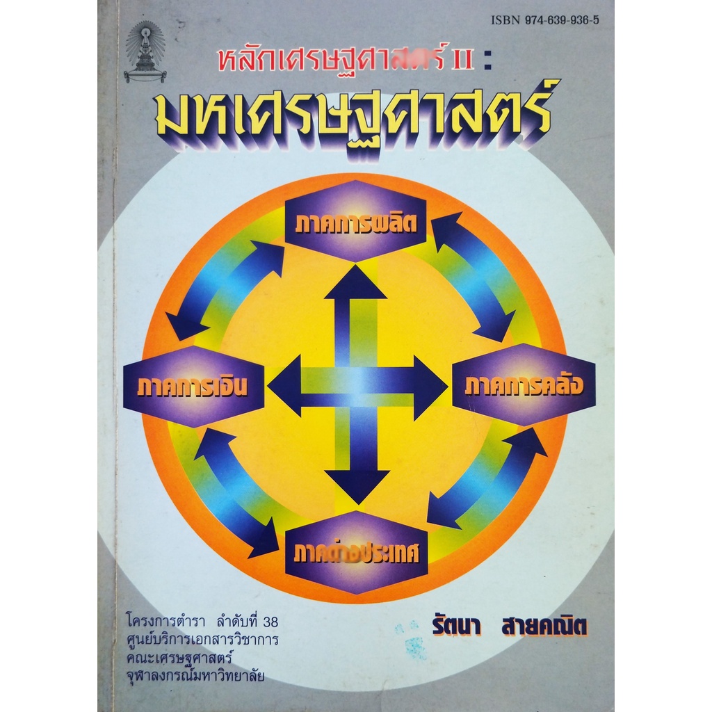 หนังสือ-หลักเศรษฐศาสตร์-ii-มหเศรษฐศาสตร์-รัตนา-สายคณิต