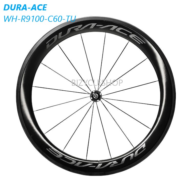 ชุดล้อเสือหมอบยางฮาล์ฟ-shimano-dura-ace-700c-wh-r9100-c60-tu