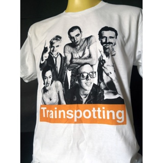เสื้อยืดเสื้อวงนำเข้า Trainspotting 1996 Film Movie Punk Skinhead Retro Style Vintage T-Shirt_18